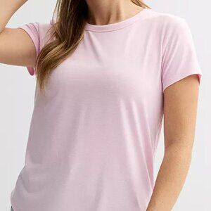 Juniors' SO® Short Sleeve Crewneck Tee (Fresh Tulip)